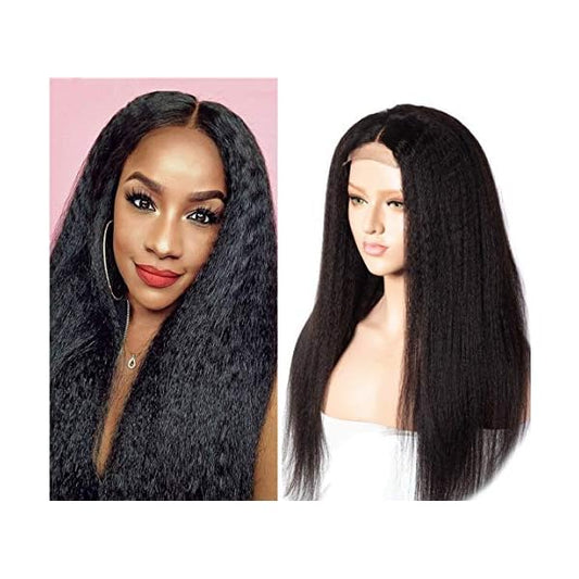 House of Extensions Kinky Straight Lace Closure Wig