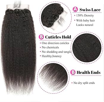 House of Extensions Kinky Straight Lace Closure