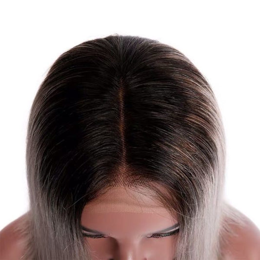 House of Extensions T1B/Gray Bob Lace Wig