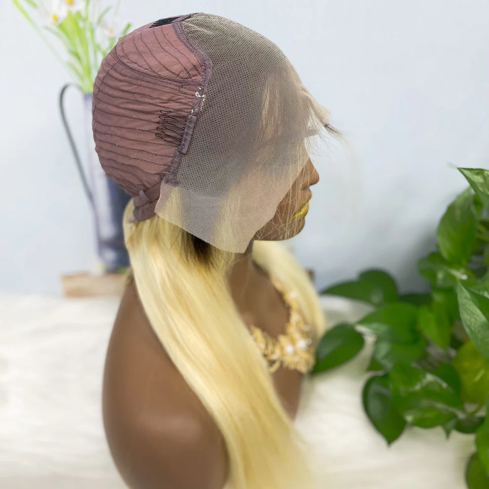 House of Extensions T1B/613 Blonde Lace Wig