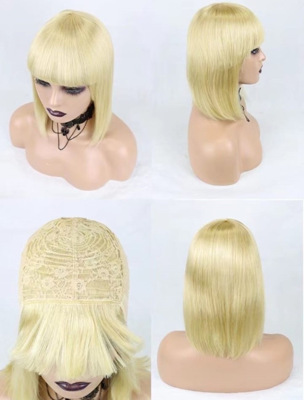 House of Extensions Bob Wig with Bangs- #613