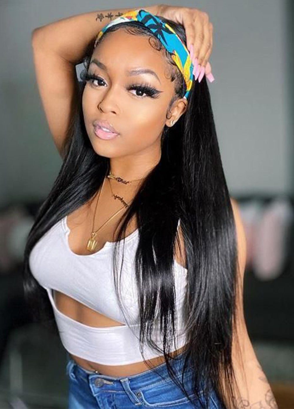 House of Extensions Straight Headband Wig
