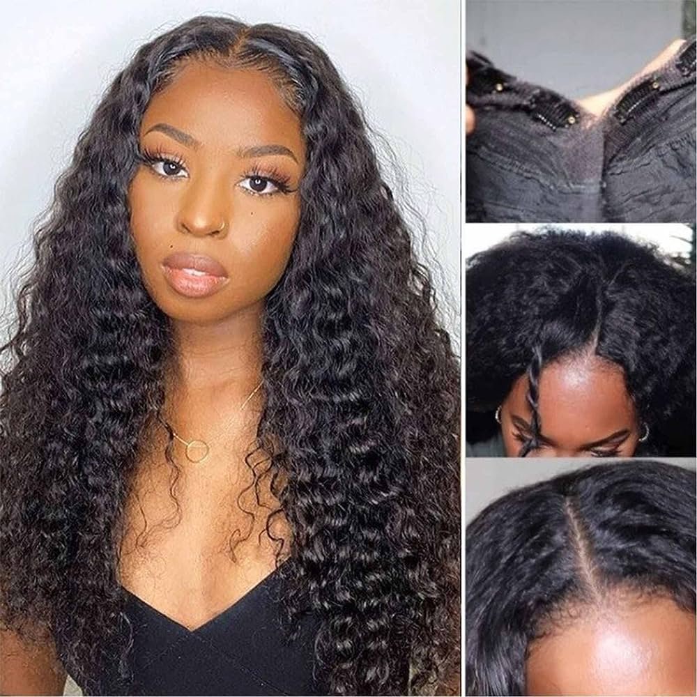 House of Extensions Deep Wave V-Part Wig