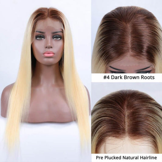 House of Extensions T4/613 Blonde Lace Wig