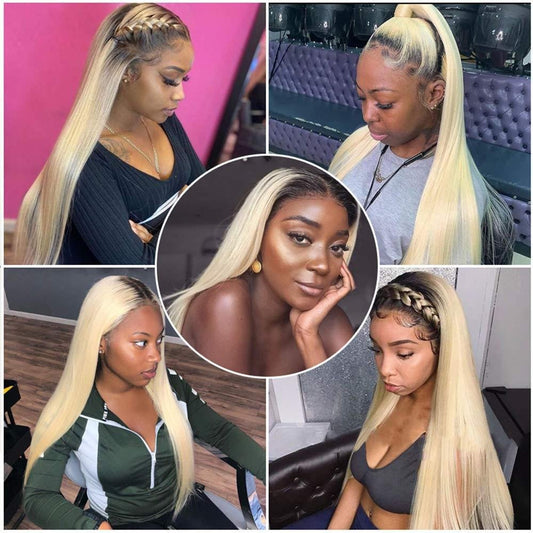 House of Extensions T1B/613 Blonde Lace Wig