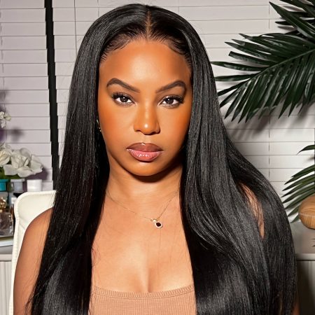 House of Extensions Kinky Straight Lace Frontal Wig