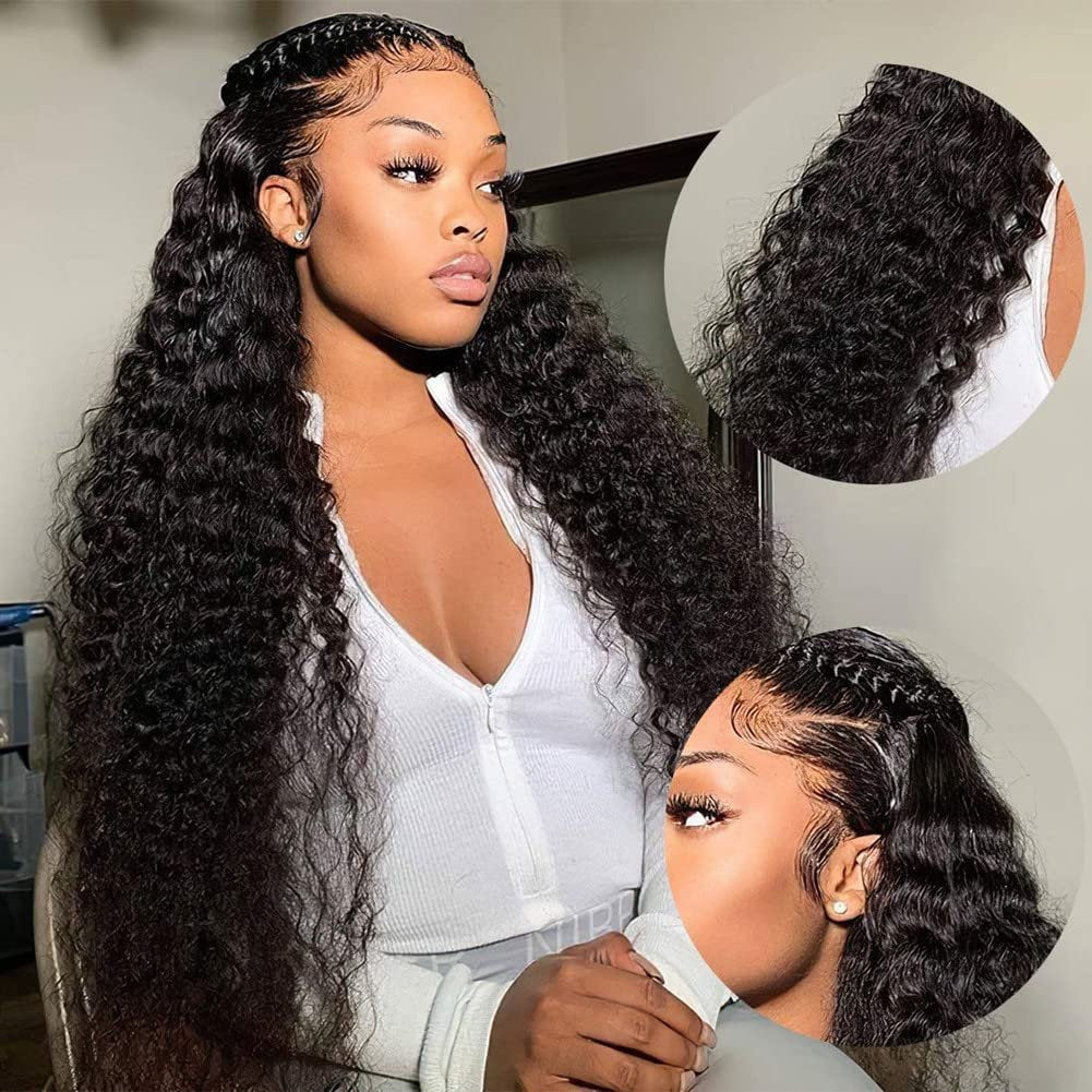 House of Extensions Deep Wave Lace Frontal Wig