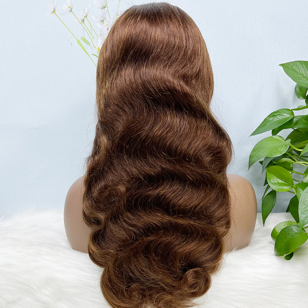 House of Extensions Brown #4 Lace Wig