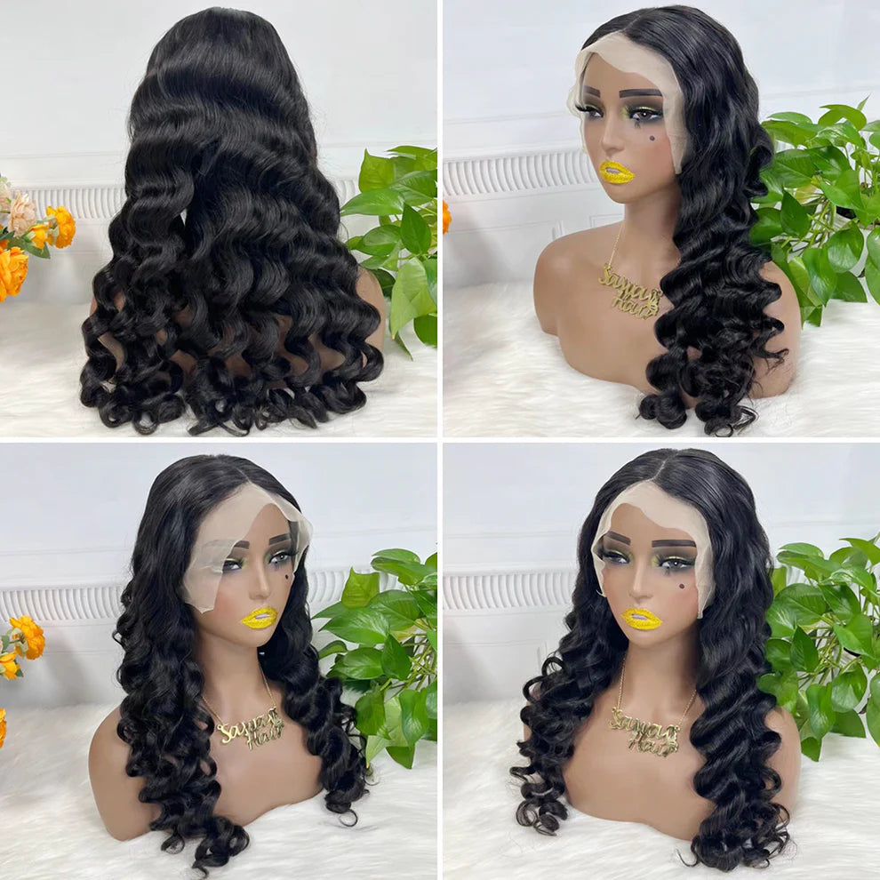 House of Extensions Loose Deep Wave Lace Frontal Wig