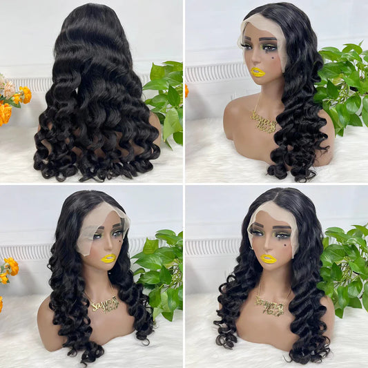 House of Extensions Loose Deep Wave Lace Frontal Wig