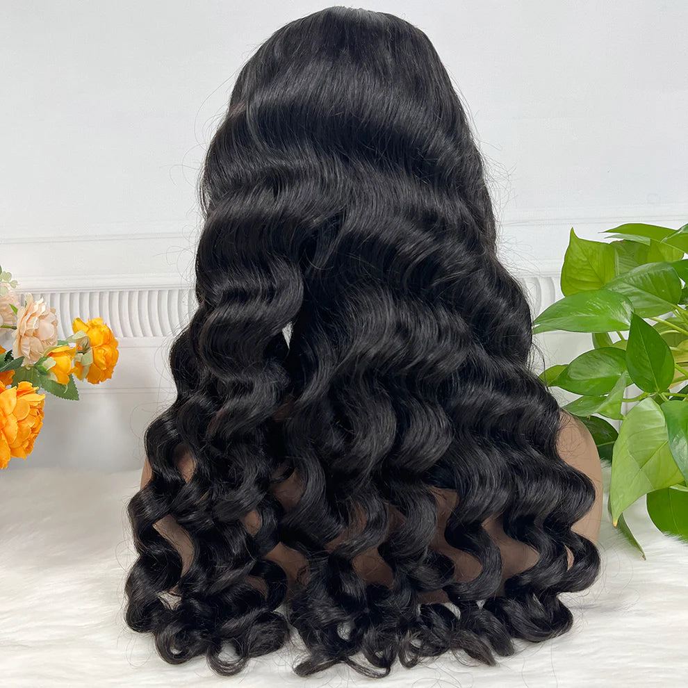 House of Extensions Loose Deep Wave Lace Frontal Wig