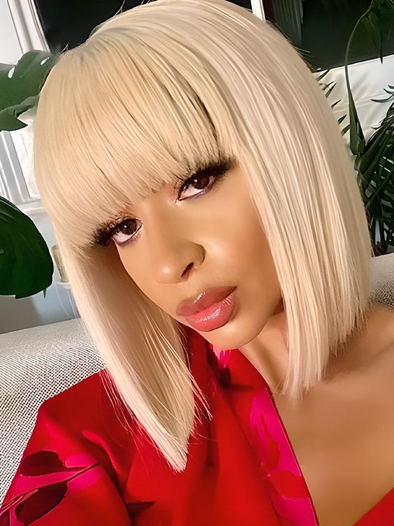 House of Extensions Bob Wig with Bangs- #613