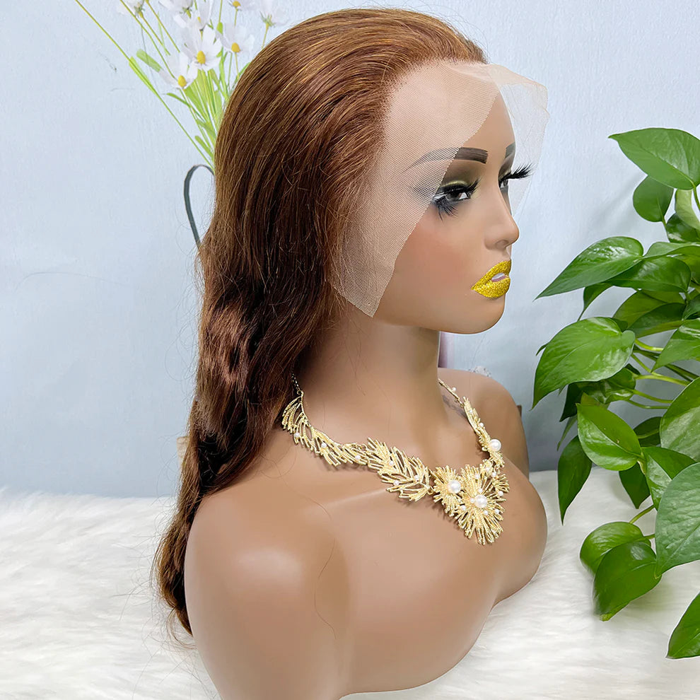 House of Extensions Brown #4 Lace Wig