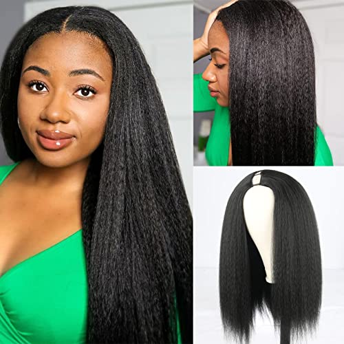 House of Extensions Kinky Straight V-Part Wig