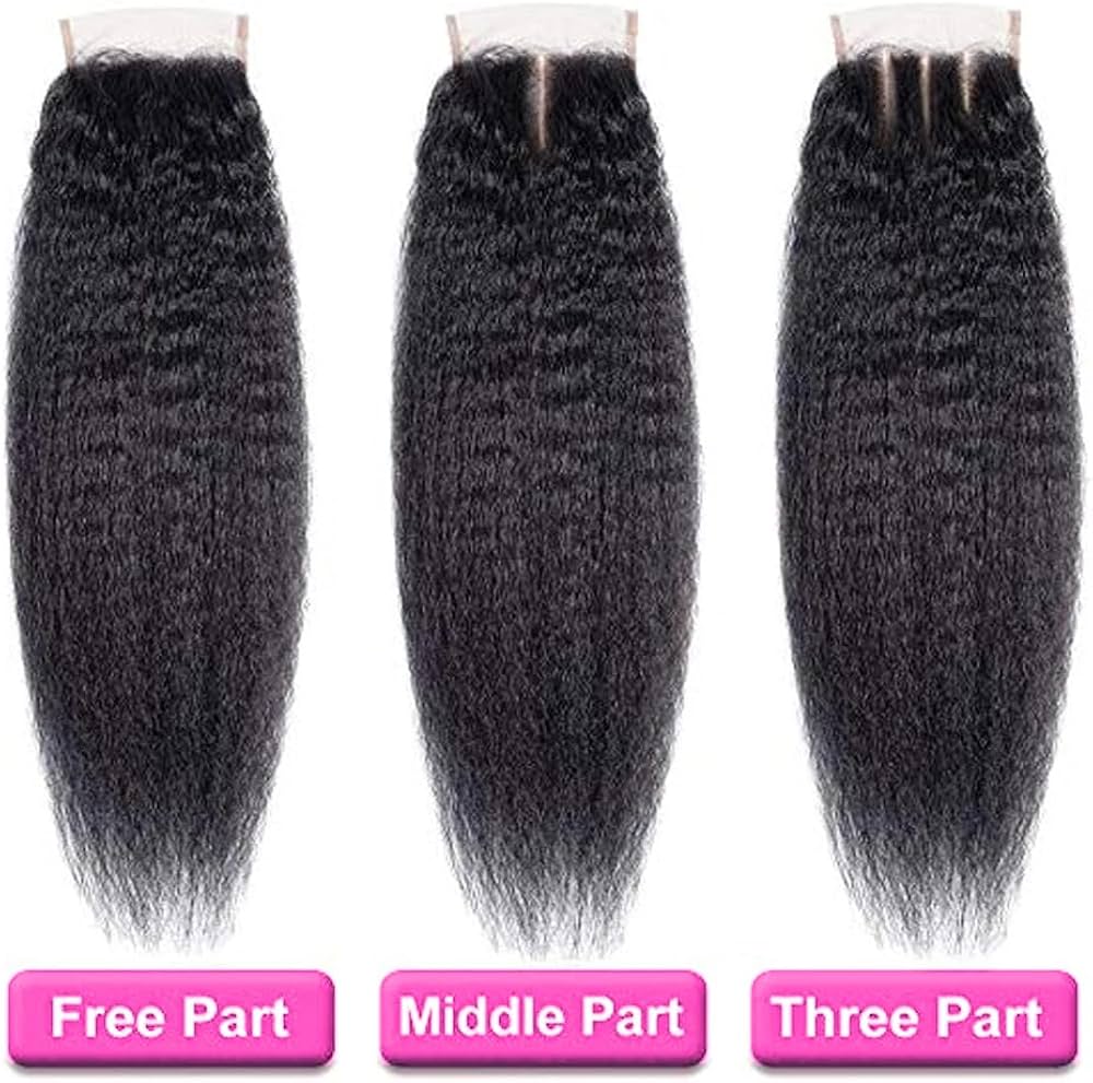House of Extensions Kinky Straight Lace Closure