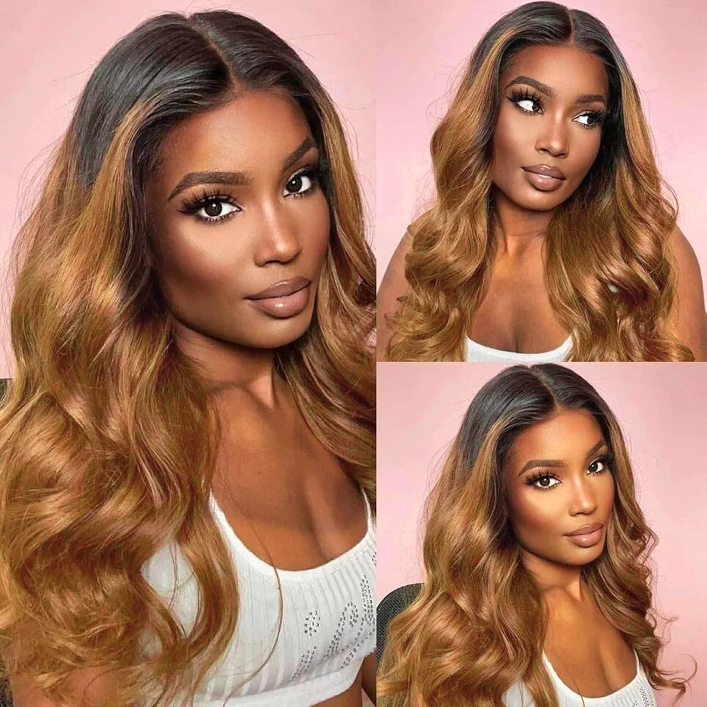 House of Extensions T1B/30 Lace Wig
