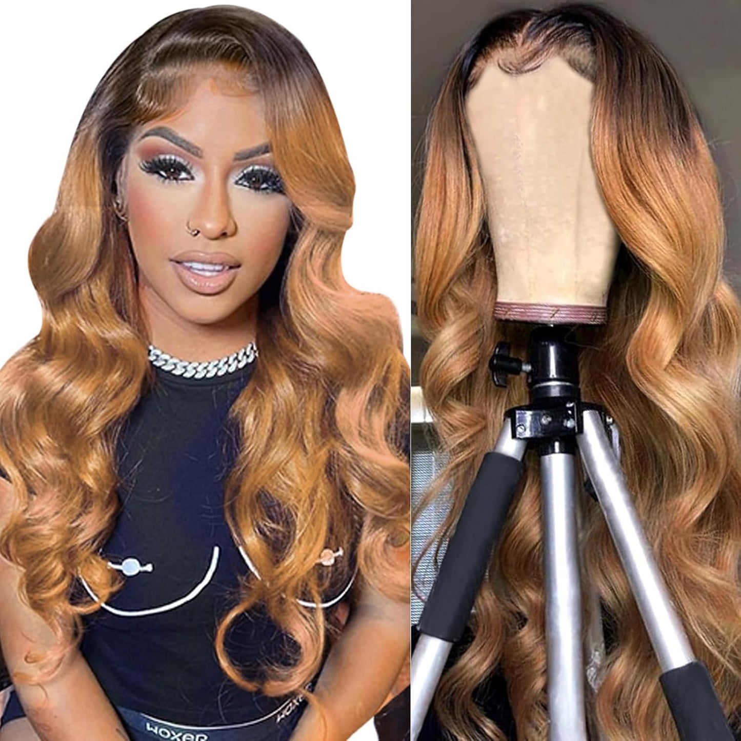 House of Extensions T1B/30 Lace Wig
