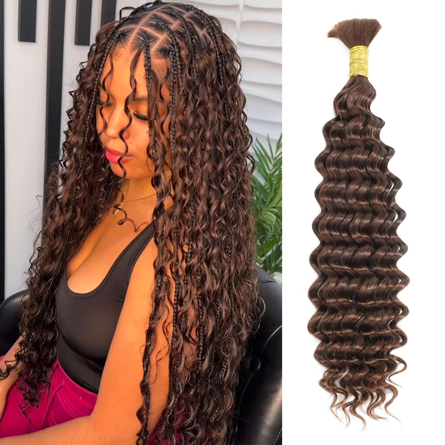 House of Extensions Bulk Braiding Hair Bundles
