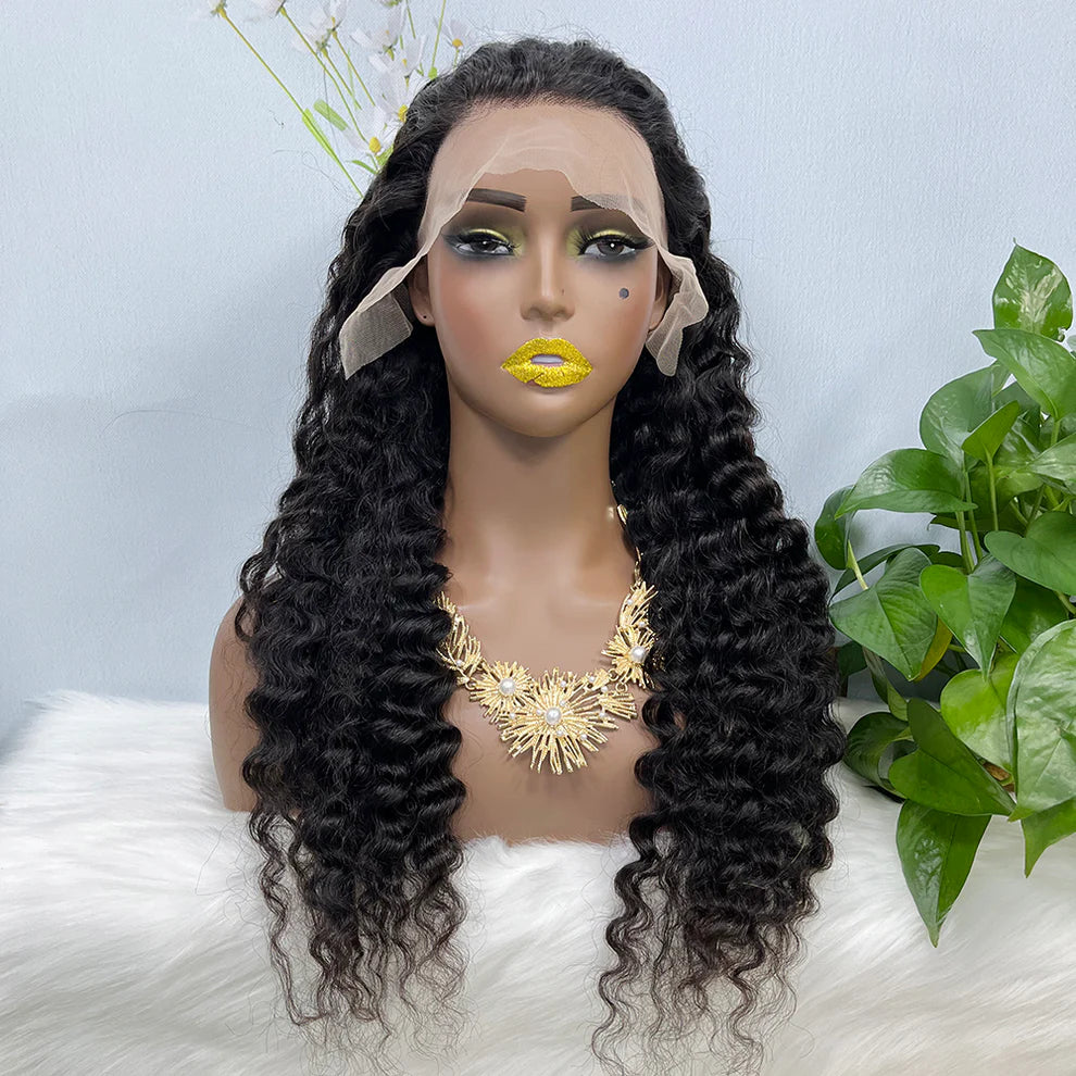 House of Extensions Deep Wave Lace Frontal Wig