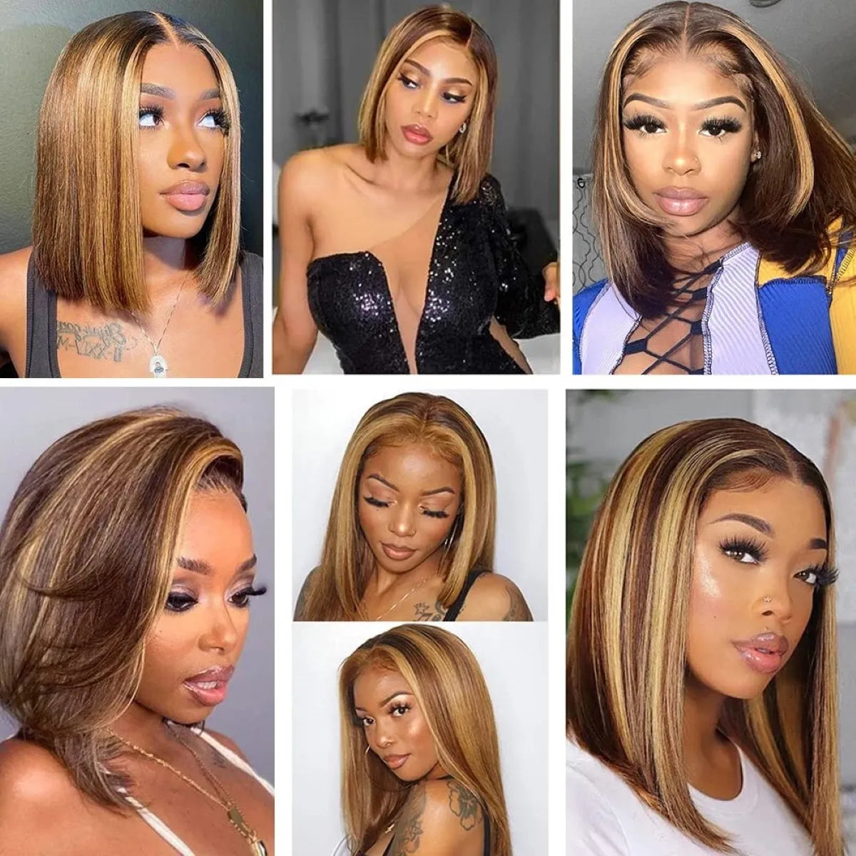 House of Extensions P4/27 Bob Lace Wig