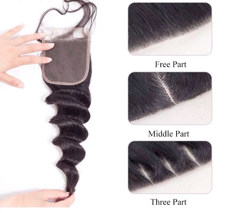 House of Extensions Loose Wave Lace Closure