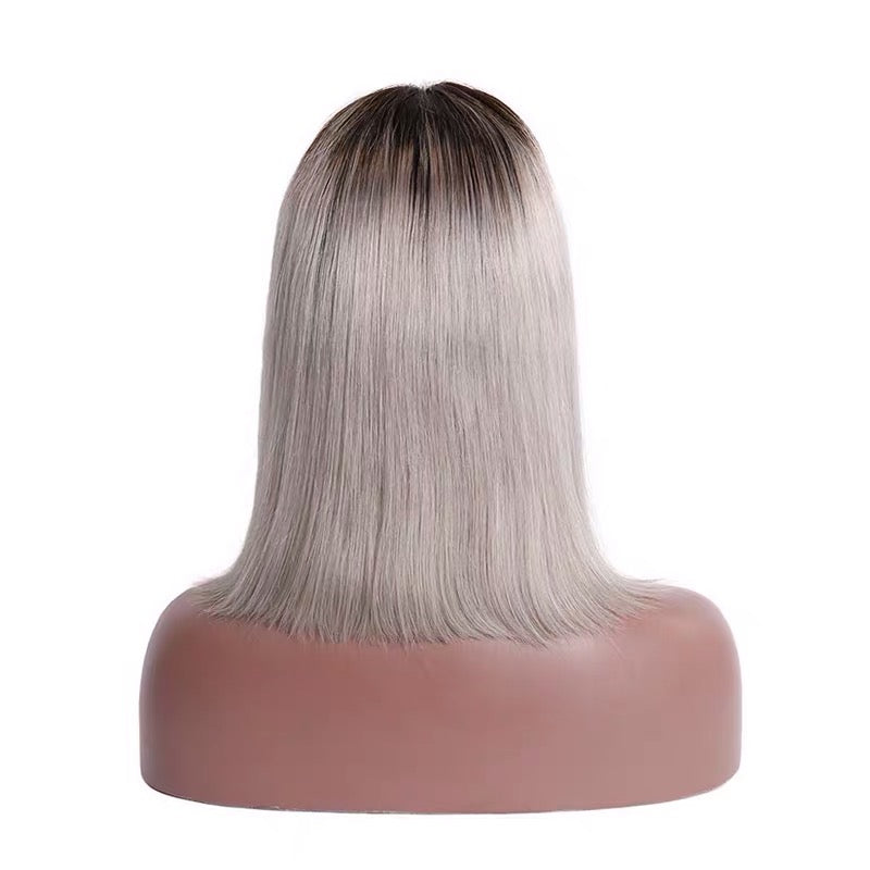 House of Extensions T1B/Gray Bob Lace Wig