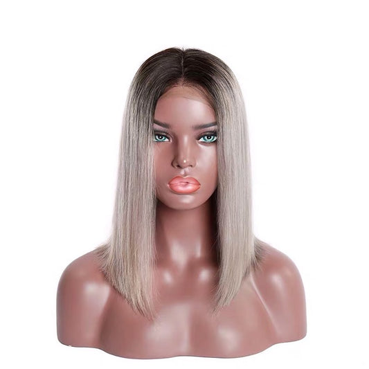 House of Extensions T1B/Gray Bob Lace Wig