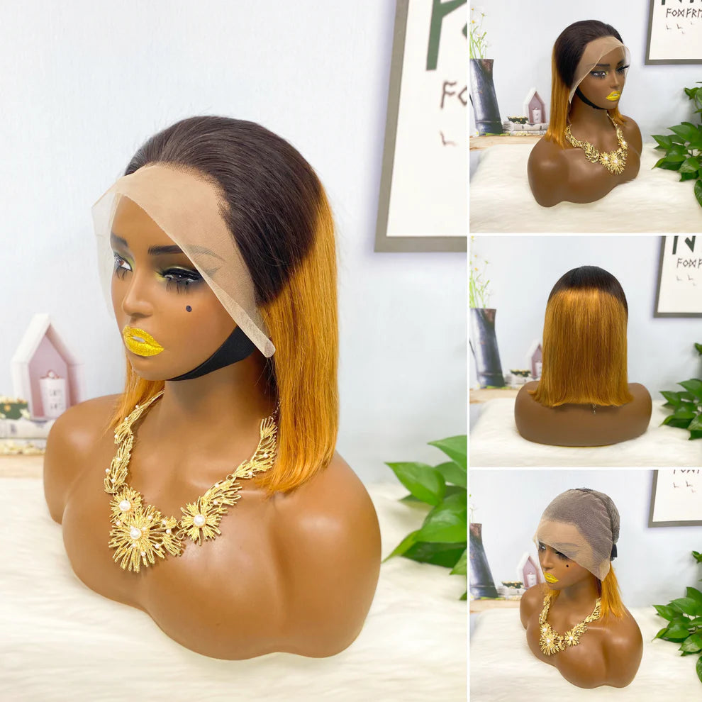House of Extensions T1B/30 Bob Lace Wig