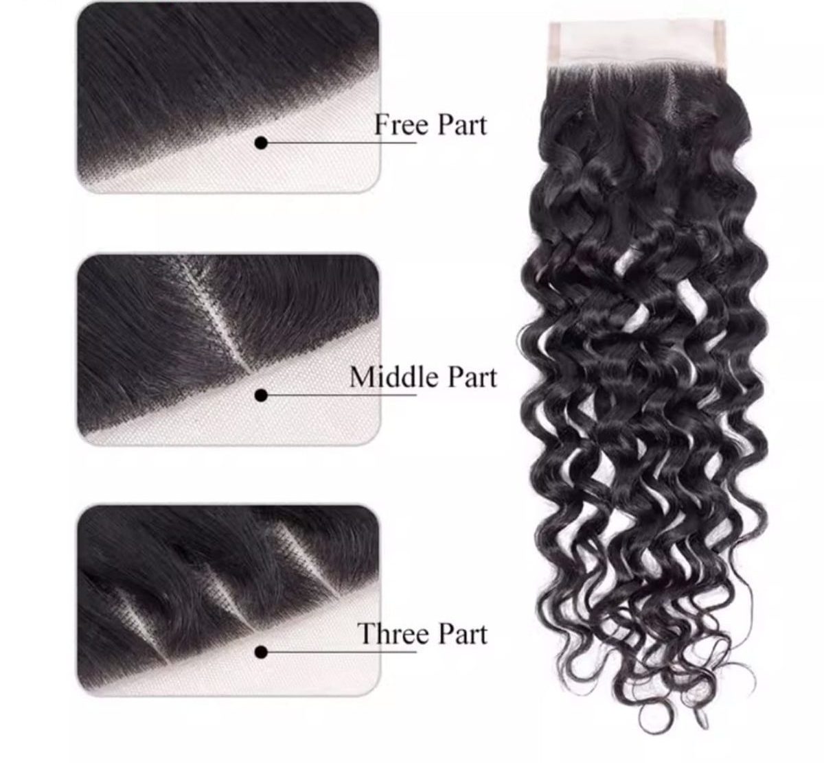 House of Extensions Water Wave Lace Closure