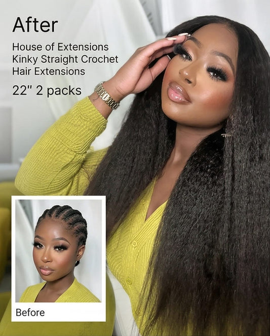 House of Extensions Crochet Human Hair Bundles (Miracle Knots)