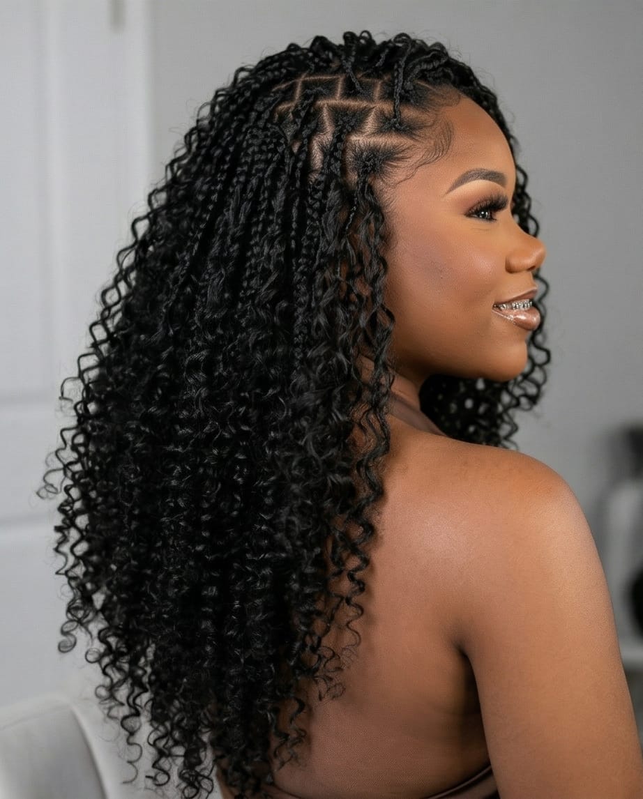 House of Extensions Crochet Human Hair Bundles (Miracle Knots)