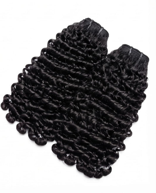 House of Extensions Double Drawn Burmese Curly Bundles