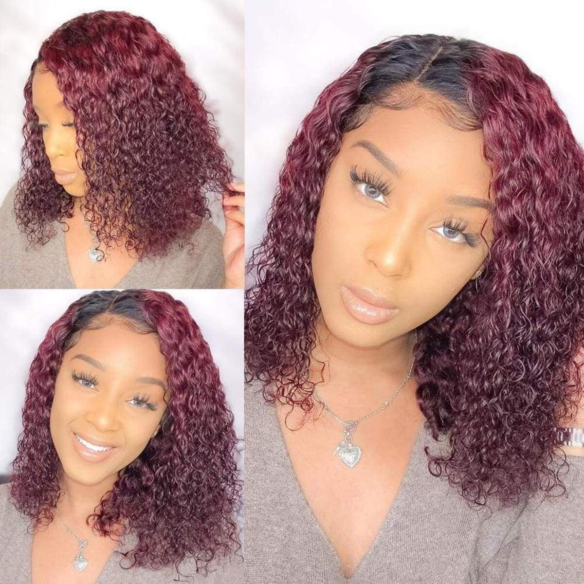 House of Extensions T1B/99J Bob Lace Wig