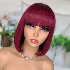 House of Extensions Bob Wig with Bangs-99J