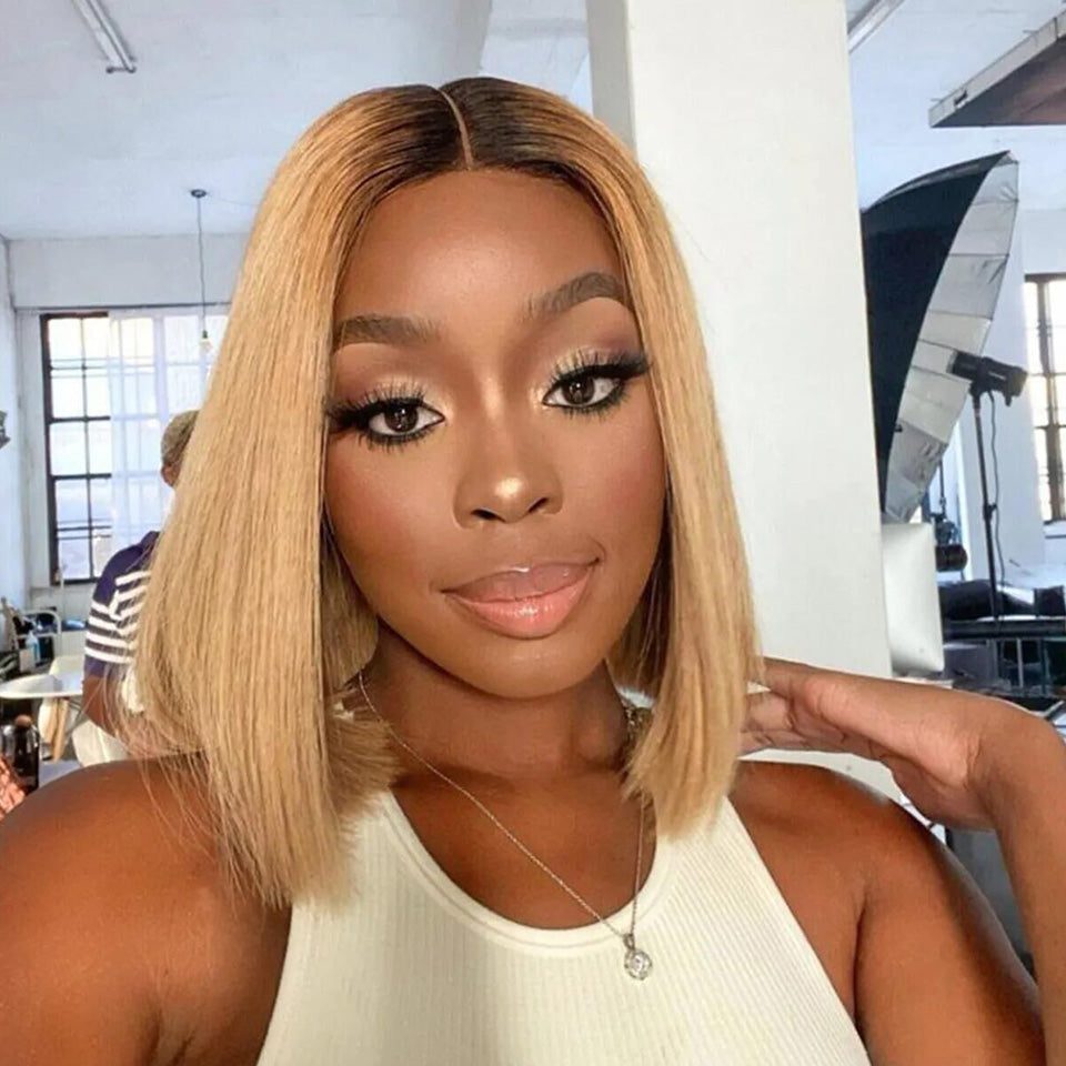 House of Extensions T1B/27 Bob Lace Wig