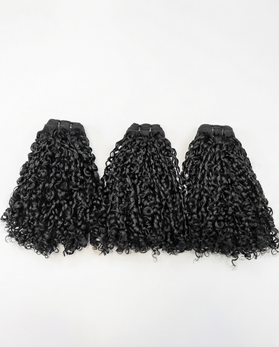 House of Extensions Double Drawn Pixie Curl Bundles