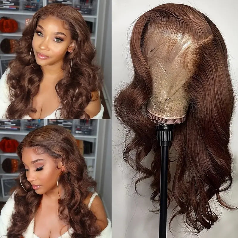 House of Extensions Brown #4 Lace Wig