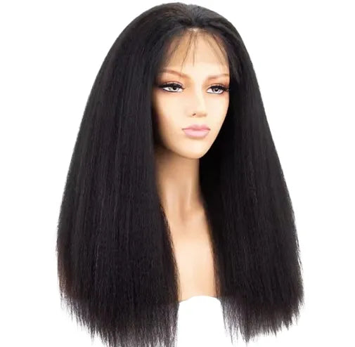 House of Extensions Kinky Straight Lace Closure Wig