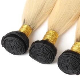 House of Extensions T1B/613 Ombre Blonde Bundles