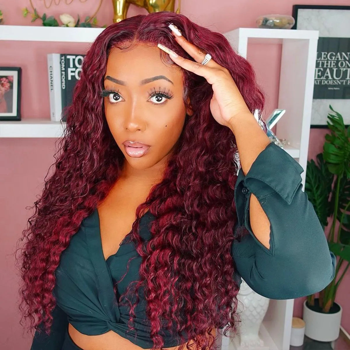 House of Extensions 99J Lace Wig
