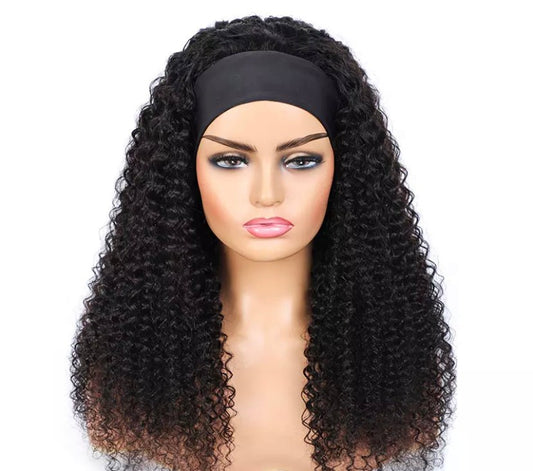 House of Extensions Kinky Curly Headband Wig