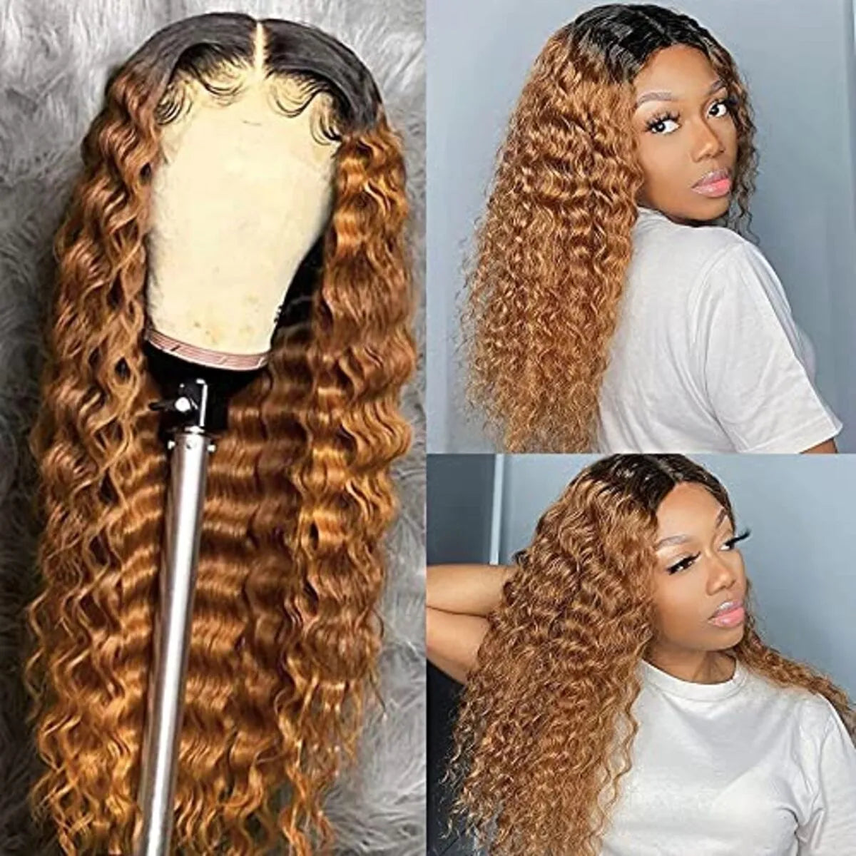 House of Extensions T1B/30 Lace Wig