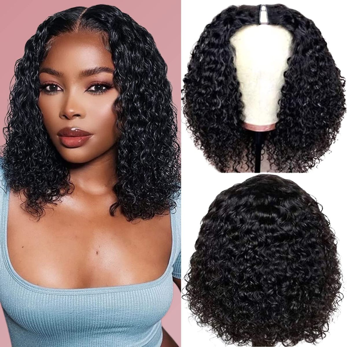 House of Extensions Water Wave V-Part Wig