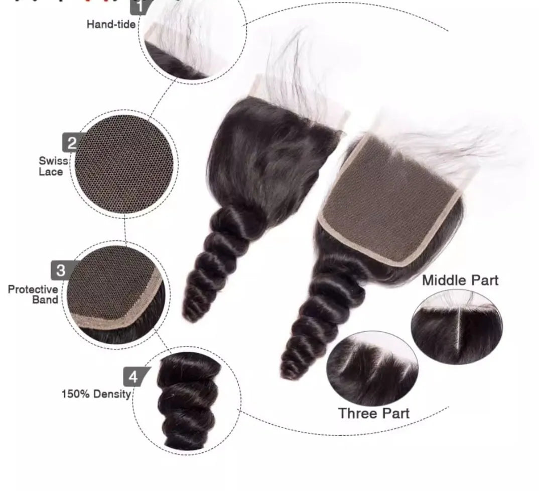 House of Extensions Loose Wave Lace Closure