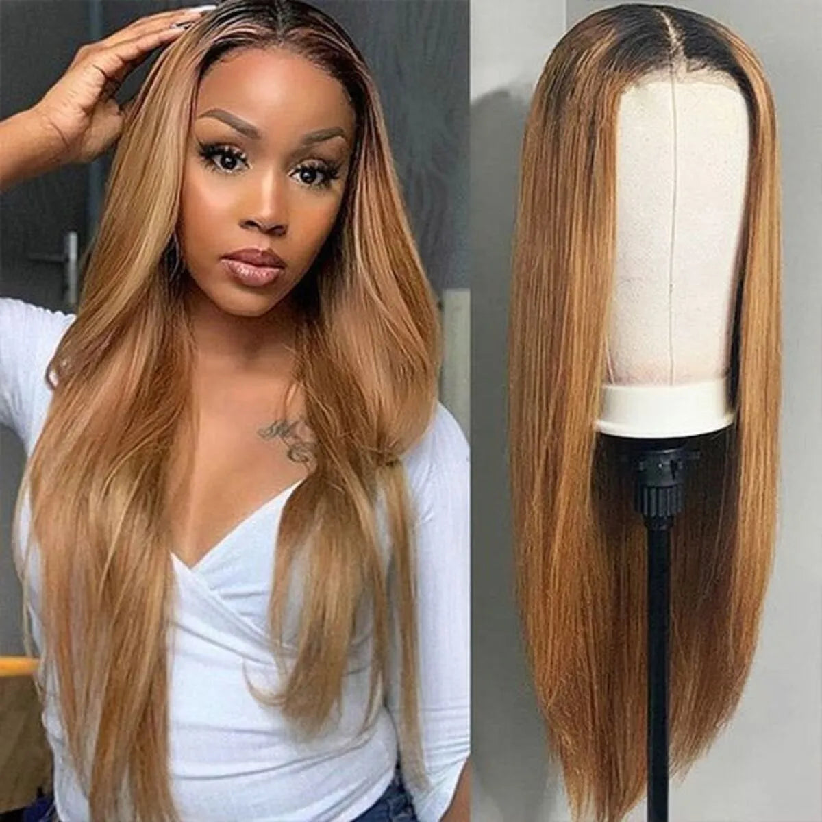 House of Extensions T1B/30 Lace Wig