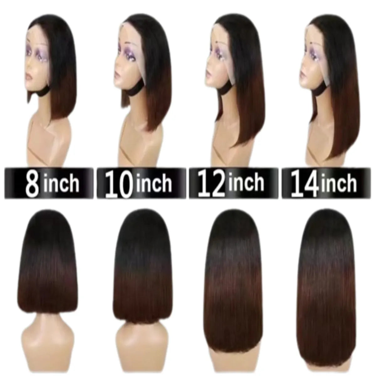 House of Extensions T1B/4 Bob Lace Wig