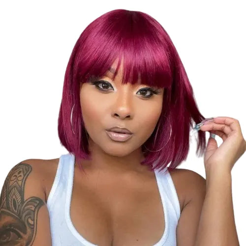 House of Extensions Bob Wig with Bangs-99J