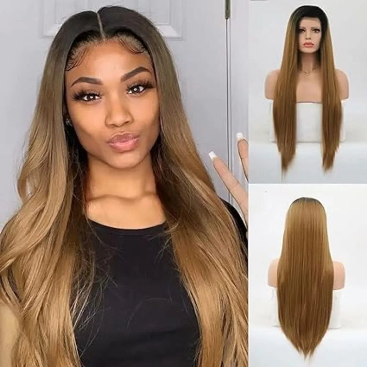 House of Extensions T1B/30 Lace Wig