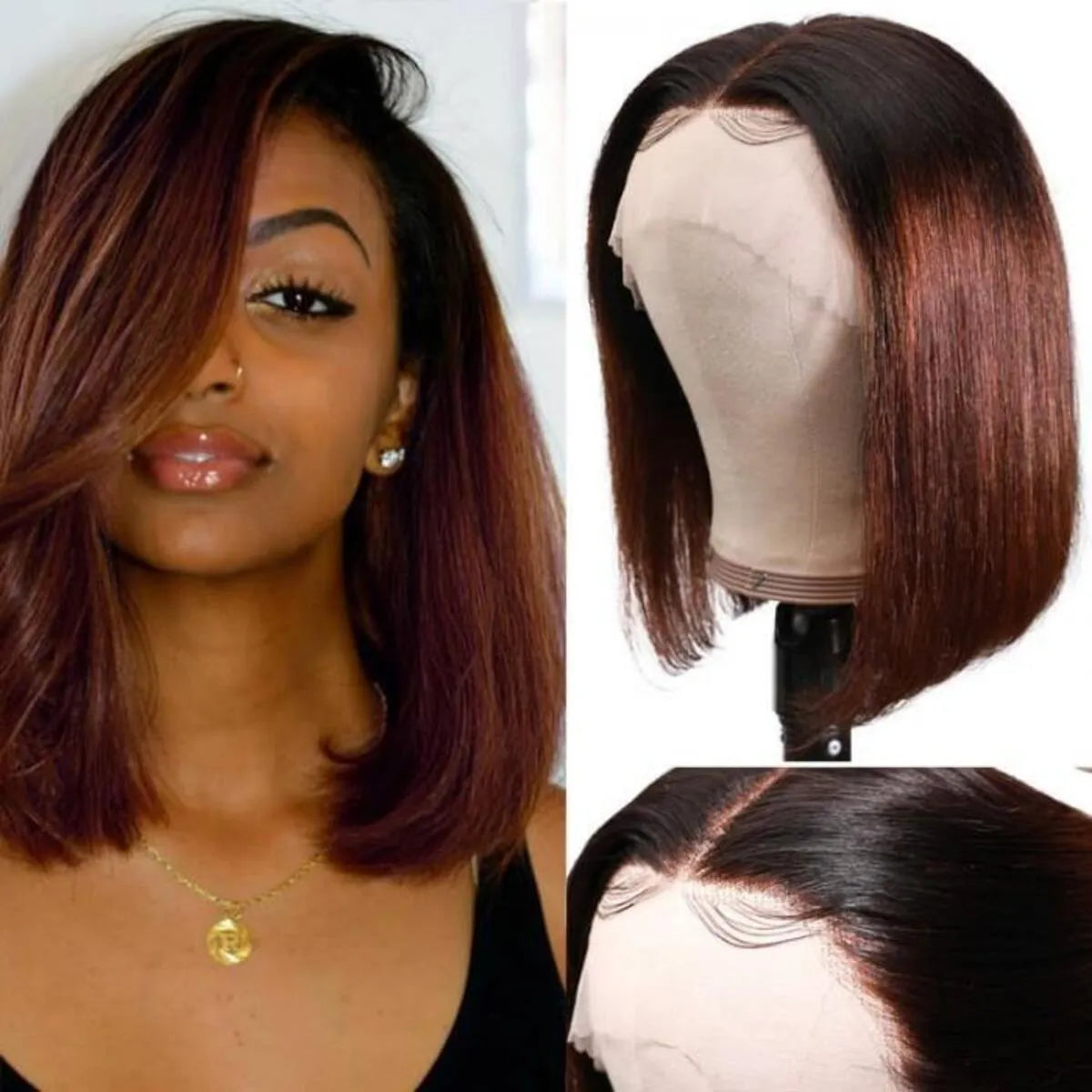 House of Extensions T1B/4 Bob Lace Wig