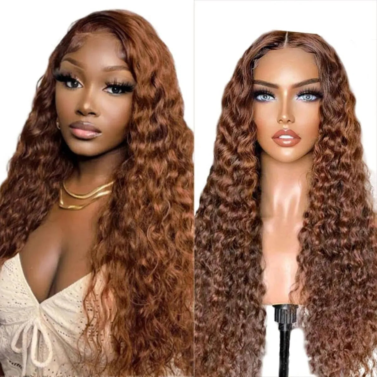 House of Extensions Brown #4 Lace Wig